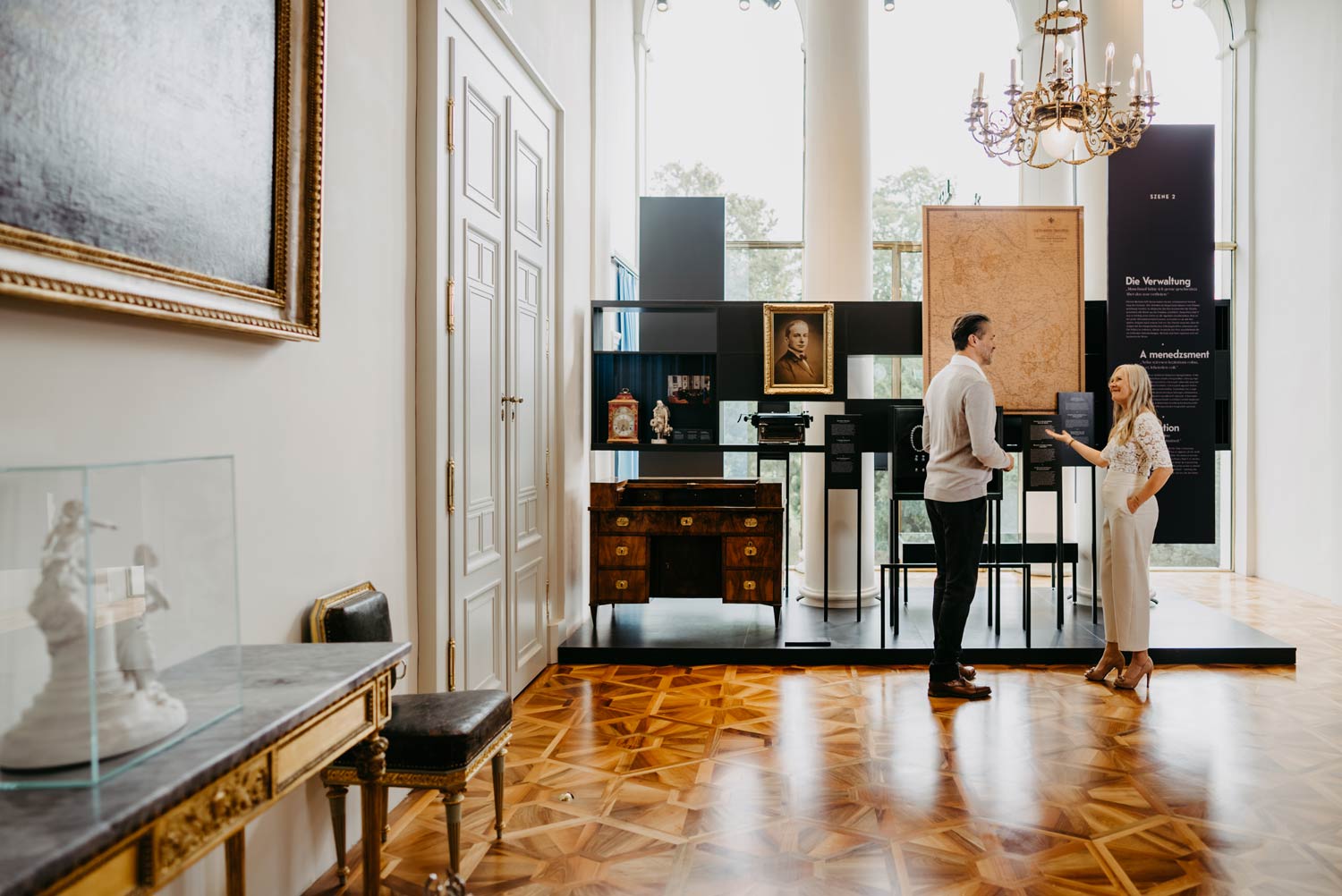 Interior of the Esterházy Palace. Photo by Thomas Schmid