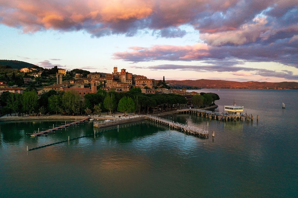 View of Passignano sul Trasimeno