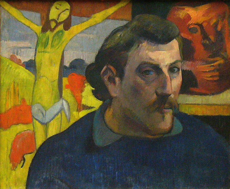 Paul Gauguin, Ritratto dell'artista con il Cristo Giallo (1891; olio su tela, 38 x 46 cm; Parigi, Musée d'Orsay)
 Paul Gauguin, Ritratto dell'artista con il Cristo Giallo (1891; olio su tela, 38 x 46 cm; Parigi, Musée d'Orsay)