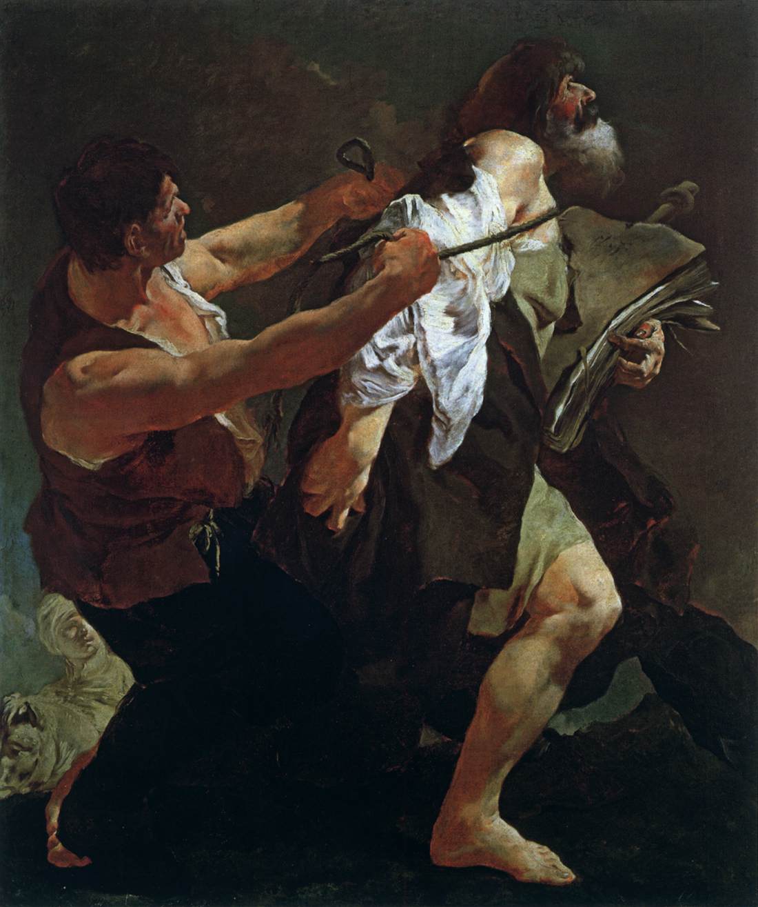 Giambattista Piazzetta, Martirio si San Jacopo (1722; Venezia, San Stae)
