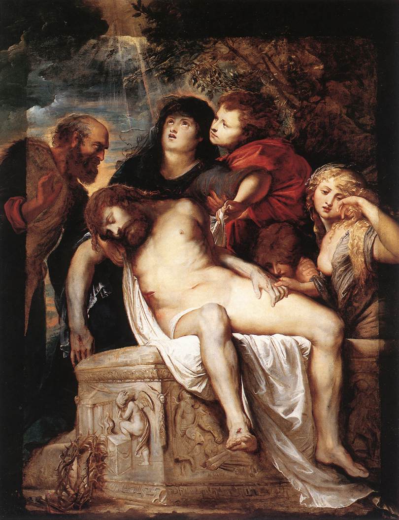 Pieter Paul Rubens, Deposizione (1602; olio su tela, 180 x 137 cm; Roma, Galleria Borghese)
