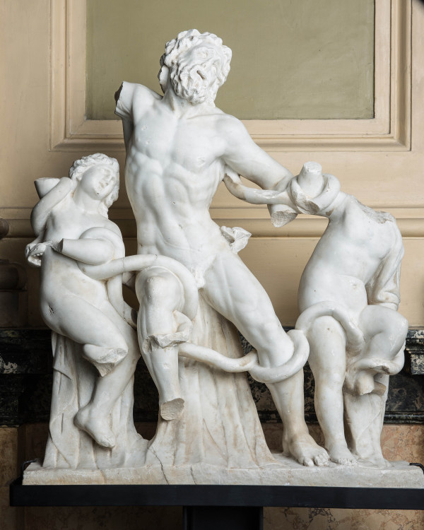 Pietro Bernini, Laocoonte (XVI secolo; marmo, 110 x 120 cm; Reggio Calabria, Pinacoteca Civica)