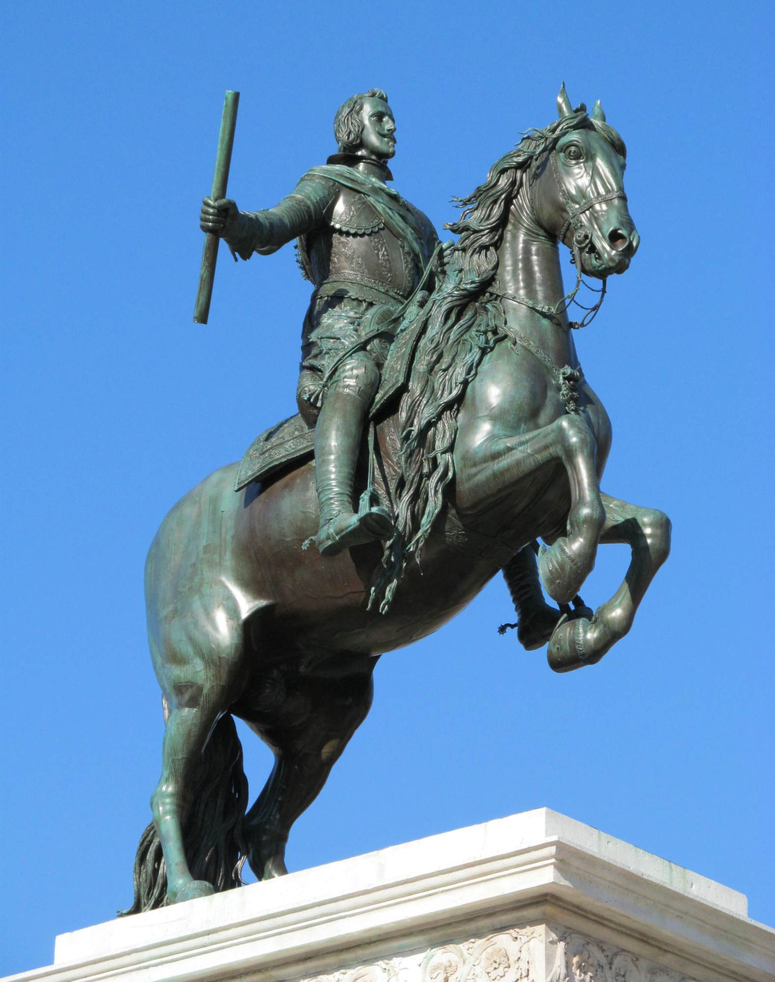 Pietro Tacca, Monumento a Filippo IV di Spagna (1634-1640; bronzo; Madrid, Plaza de Oriente)
