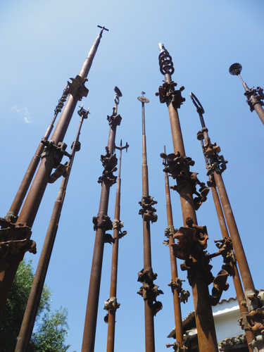 Pinuccio Sciola, Colonne infinite (2012; 80 elementi di tubi innocenti)
 Pinuccio Sciola, Colonne infinite (2012; 80 elementi di tubi innocenti)