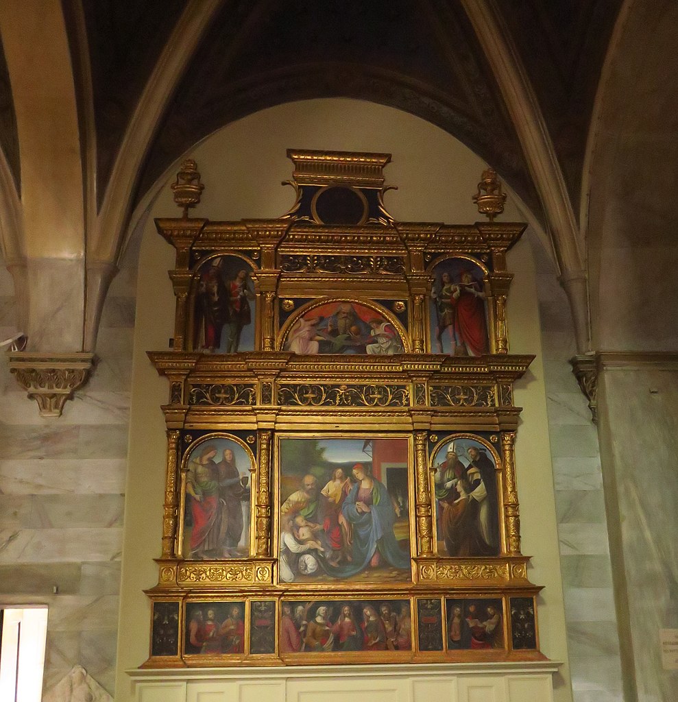 Gaudenzio Ferrari's polyptych. Photo by Franco Erbi