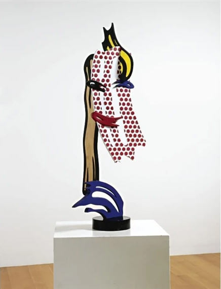 Roy Lichtenstein, Brushstroke Head I (1987; bronzo dipinto e patinato, 101 x 42 x 24 cm; Collezione privata)
 Roy Lichtenstein, Brushstroke Head I (1987; bronzo dipinto e patinato, 101 x 42 x 24 cm; Collezione privata)