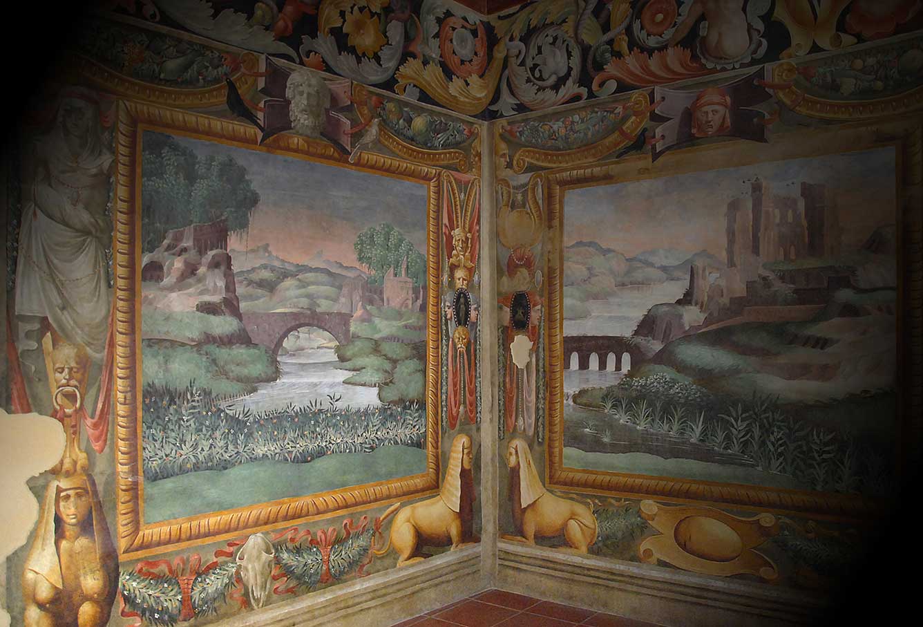 La Sala dei Paesaggi del Castello di Gambatesa
