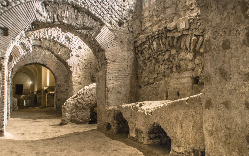 Scavi archeologici di San Lorenzo Maggiore. Foto Opera di San Lorenzo Maggiore