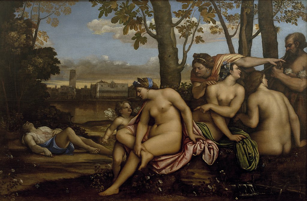 Sebastiano del Piombo, Morte di Adone (1512; olio su tela, 189 x 285 cm; Firenze, Uffizi)

