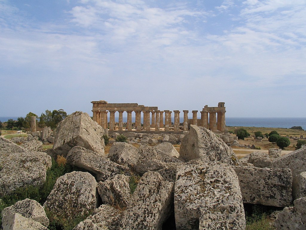 Temple F in Selinunte. Photo by Norbert Nagel