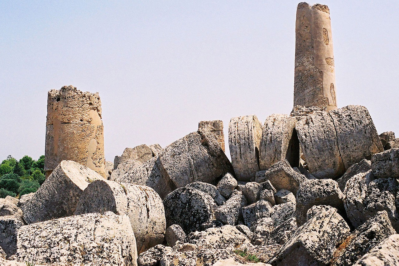 Temple G at Selinunte. Photo Wikimedia/BJS