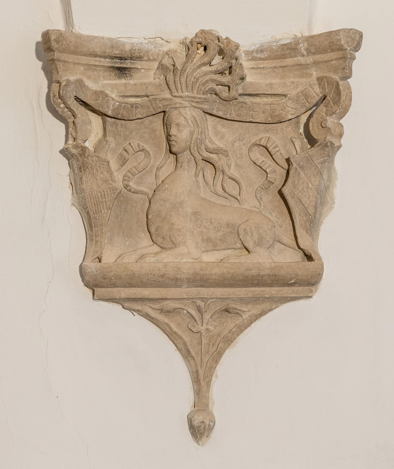 Artista marchigiano, Sfinge (fine del XV secolo; pietra; Senigallia, Rocca Roveresca)