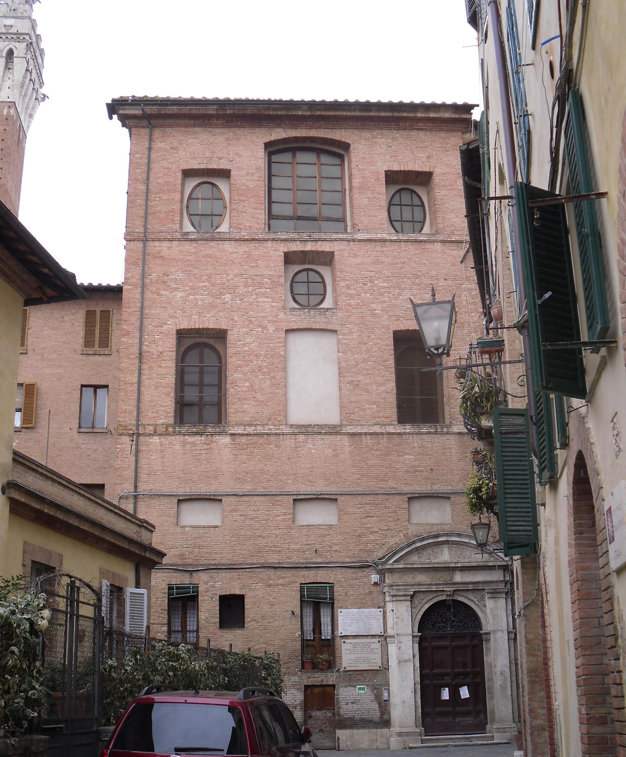 Siena Synagogue, exterior