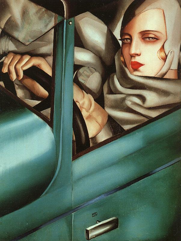 Tamara de Lempicka, Autoritratto (1929; olio su tavola, 35 x 26,6 cm; Svizzera, Collezione privata)
 Tamara de Lempicka, Autoritratto (1929; olio su tavola, 35 x 26,6 cm; Svizzera, Collezione privata)