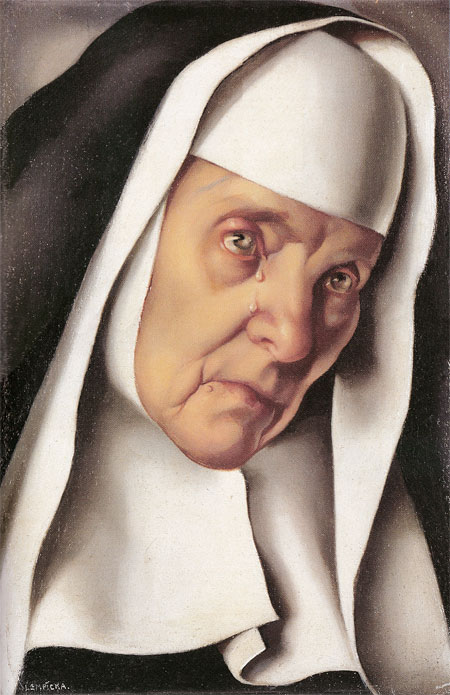 Tamara de Lempicka, La madre superiora (1935; olio su cartone, 30 x 19,8 cm; Nantes, Musée des Beaux-Arts)
 Tamara de Lempicka, La madre superiora (1935; olio su cartone, 30 x 19,8 cm; Nantes, Musée des Beaux-Arts)