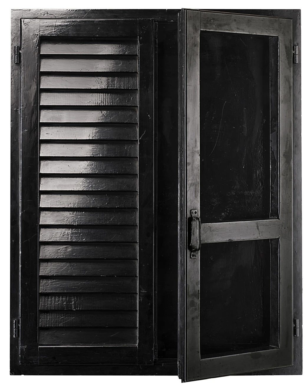 Tano Festa, Persiana (1963; vernice su legno, 100 x 80 x 8,5 cm; Milano, Robilant+Voena)
