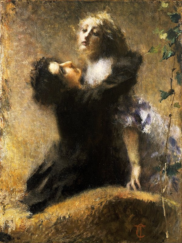 Tranquillo Cremona, L'edera (1878; olio su tela, 133 x 99,5 cm; Torino, GAM)
 Tranquillo Cremona, L'edera (1878; olio su tela, 133 x 99,5 cm; Torino, GAM)