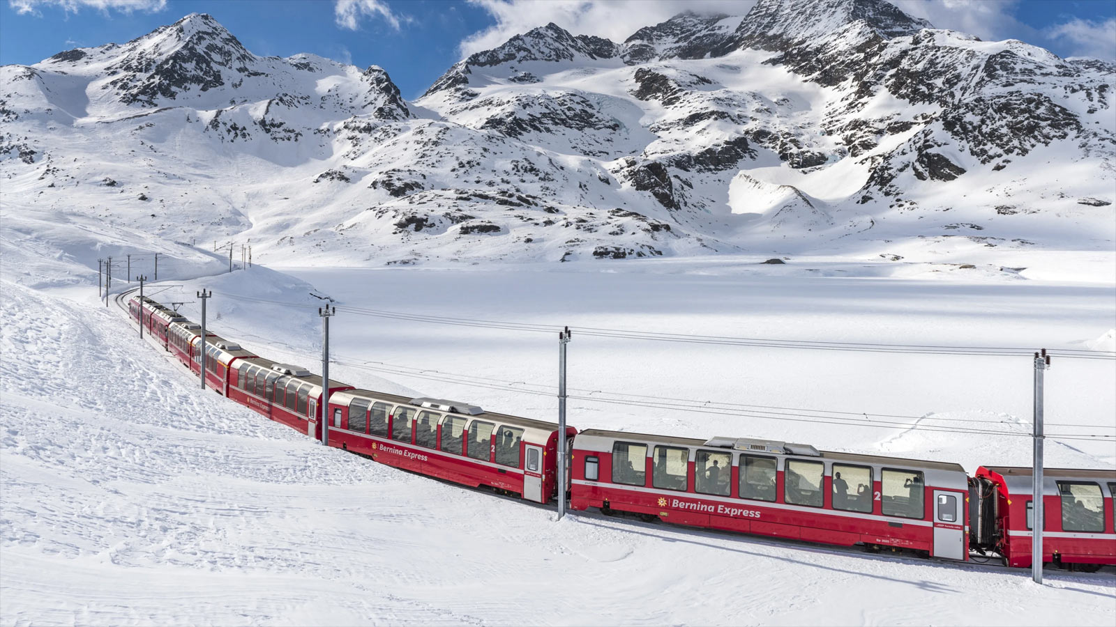 Il trenino rosso del Bernina