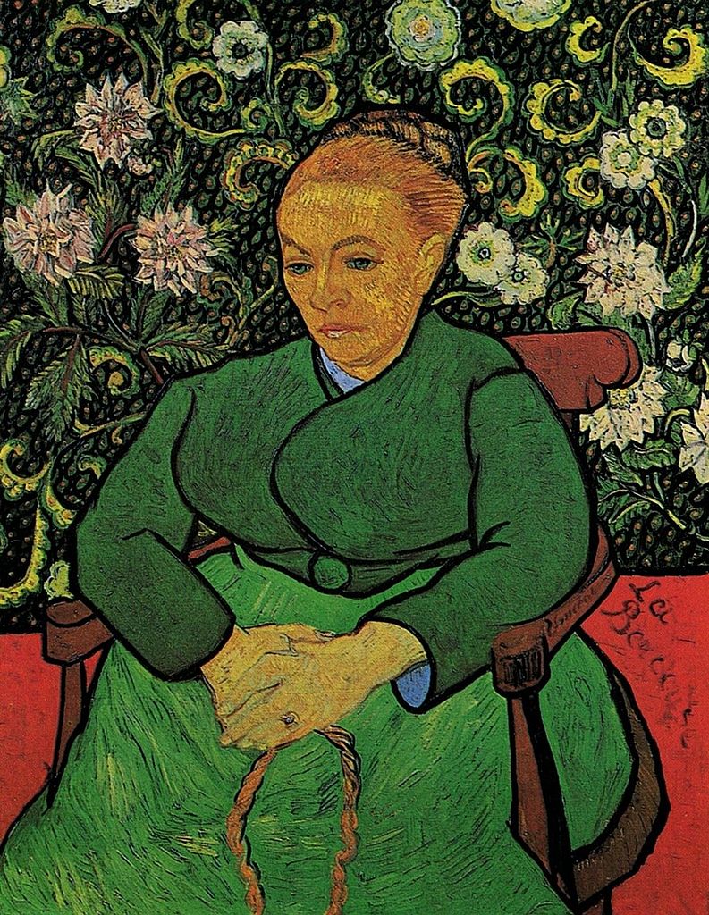 Vincent van Gogh, La Berceuse (1889; olio su tela, 92 x 73 cm; Otterlo, Kröller-Müller Museum)
