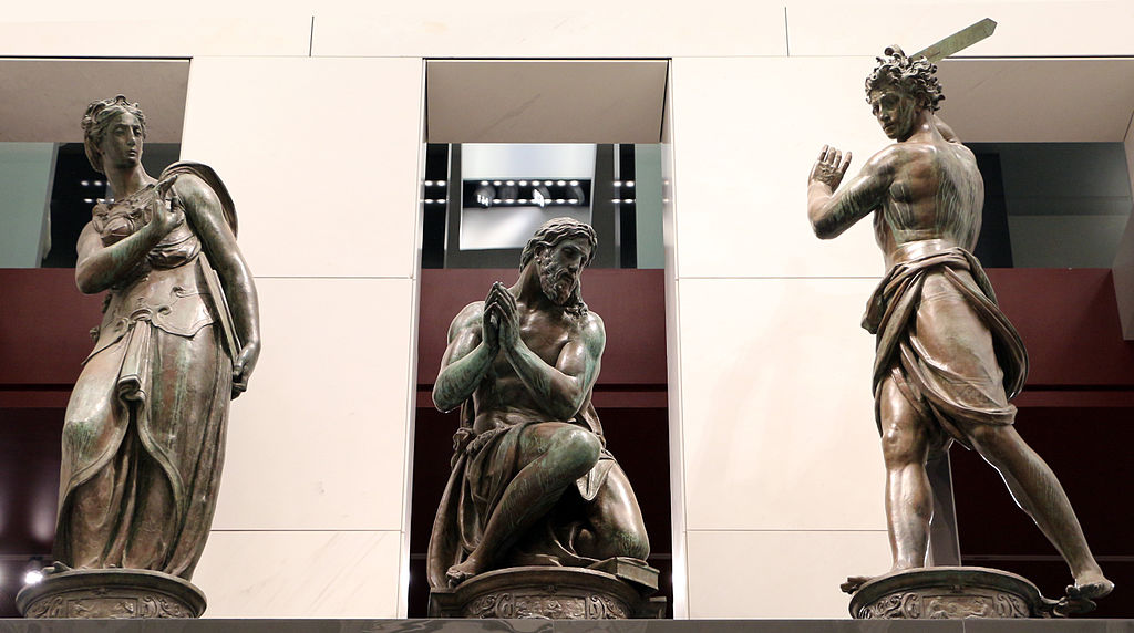 Vincenzo Danti, Decollazione del Battista (1571; bronzo; Firenze, Museo del Duomo)
