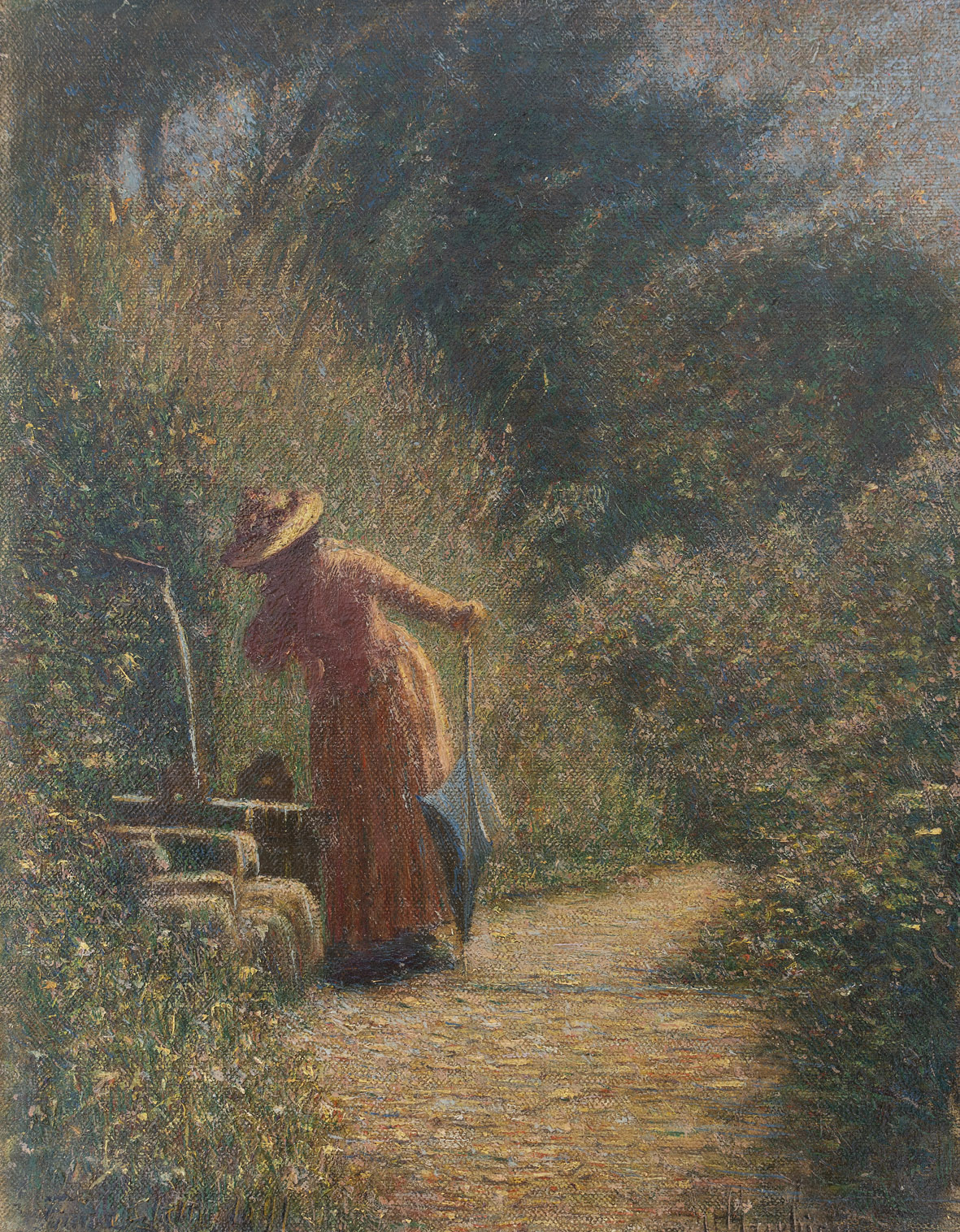 Vittore Grubicy De Dragon, Fiumelatte, Serie delle “Sensazioni giojose” (1891; olio su tela, 31,5 x 24,8 cm; collezione privata)
