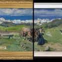 Povero Segantini! Il Getty rimuove dal quadro la cornice da lui disegnata e la cambia con una nuova