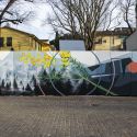 Street art a Firenze: il murale di Fabio Petani decora il nuovo bagno pubblico