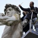 Danni per 15.000 euro al David di piazza della Signoria dopo l'azione di ieri 