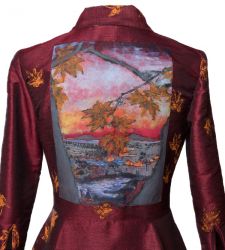 Paesaggi giapponesi su abiti di seta: la mostra di Fabio Truffa al Museo d'Arte Orientale di Venezia 
