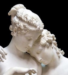 Treviso, al Museo Bailo esposto per San Valentino il gesso originale dell'Amore e Psiche di Canova