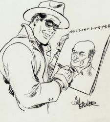 Donato agli Uffizi l'autoritratto di Will Eisner. In cambio a Lucca un disegno attribuito ad Agostino Carracci