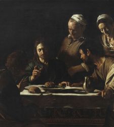 Alla Pinacoteca di Brera in mostra la Cena in Emmaus e il David di Caravaggio a fianco