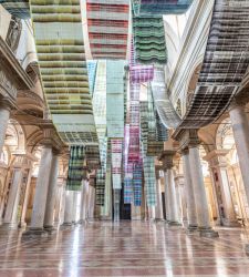 Piacenza, Gianluigi Colin's monumental site-specific installation in the church of SantAgostino