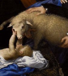 Lorenzo Lotto's unconventional Adoration: human and divine live in the humility of Christmas