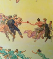 Padova, un murale di Milo Manara per i 100 anni dell'Istituto di Anatomia Umana 