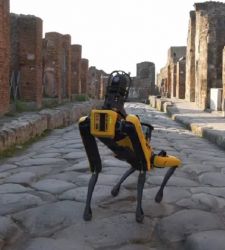 Pompei, un robot a quattro zampe per le attivitÃ  di ispezione di routine e l'acquisizione di dati utili