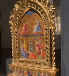Il tabernacolo di Beato Angelico da oggi in mostra a Milano, a Palazzo Marino 
