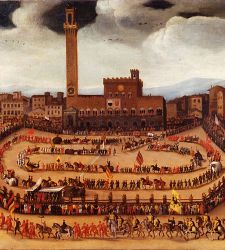 A Siena arrivano dagli Uffizi due importanti vedute di Piazza del Campo nel '500