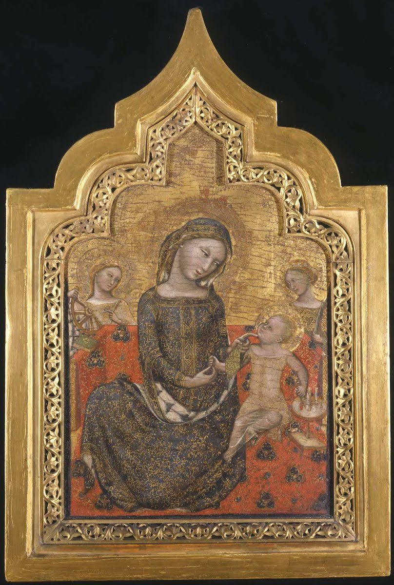 Vitale degli Equi, Madonna col Bambino (1353 circa; tempera su tavola, 41 x 24 cm; Milano, Museo Poldi Pezzoli)
