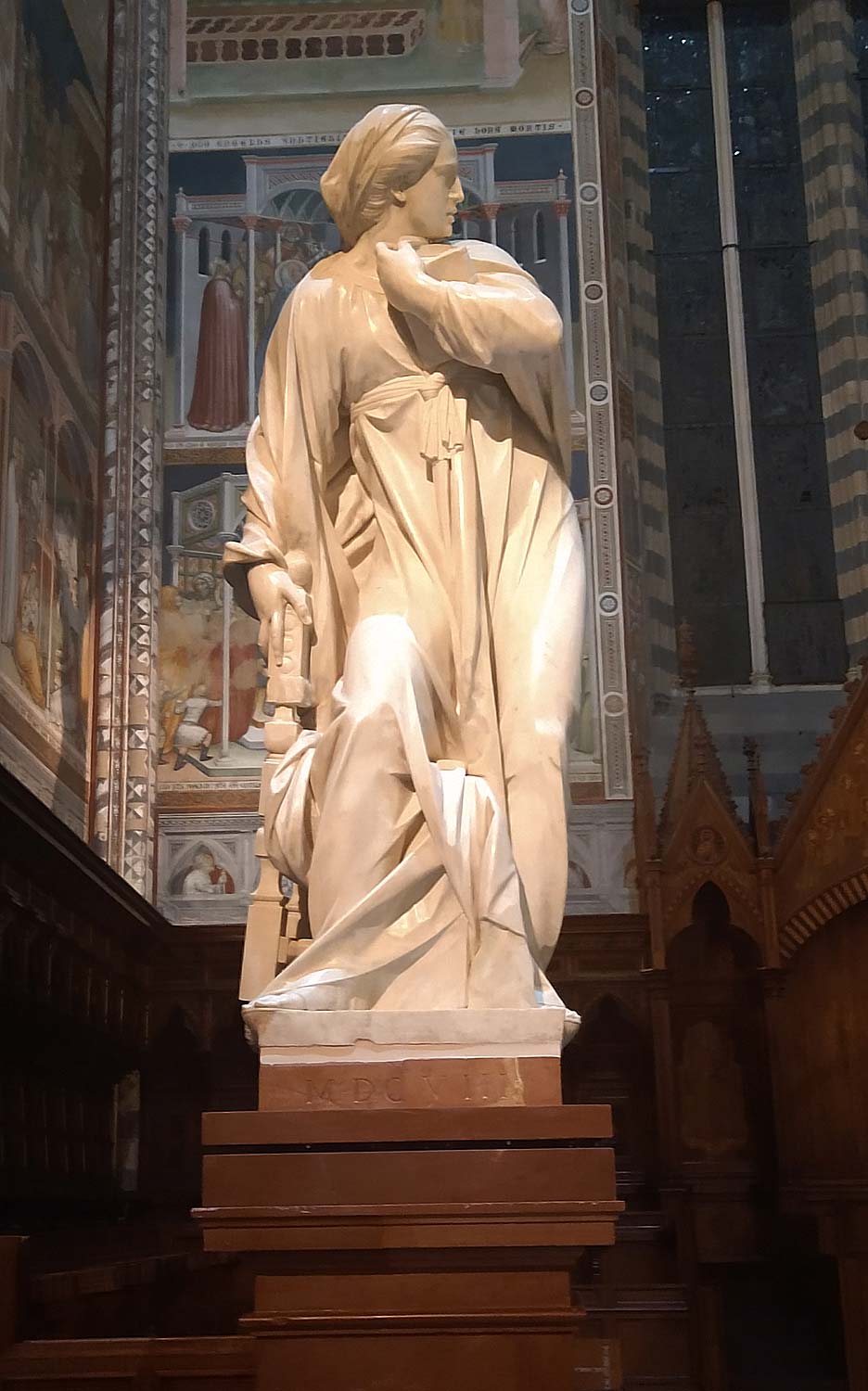 Annunciazione di Francesco Mochi, la Vergine annunciata. Foto: Finestre sull'Arte