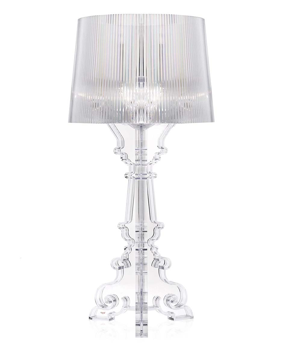 La lampada Bourgie di Ferruccio Laviani, disegnata per Kartell nel 2004, nella versione classica