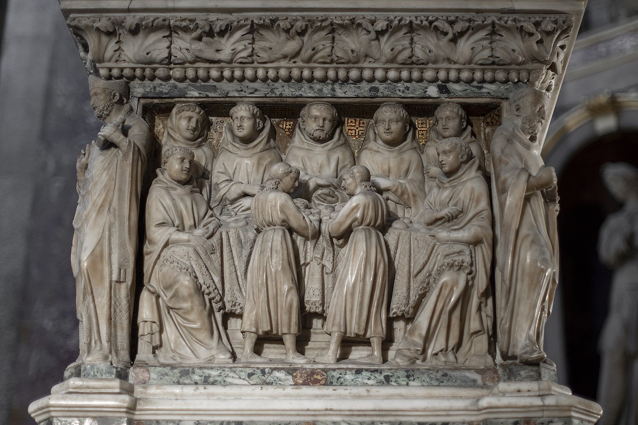 Nicola Pisano e aiuti, Miracolo dei pani (1264-1267). Foto: Fabrizio Garrisi