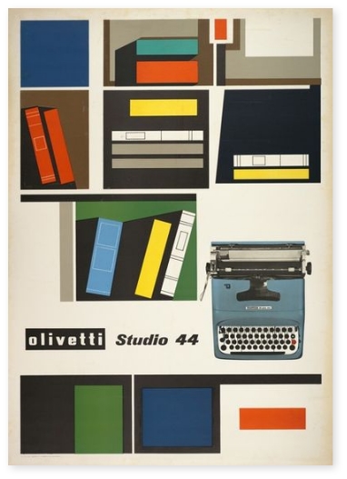 Manifesto pubblicitario di Lettera 22. Foto: Archivio Storico Olivetti