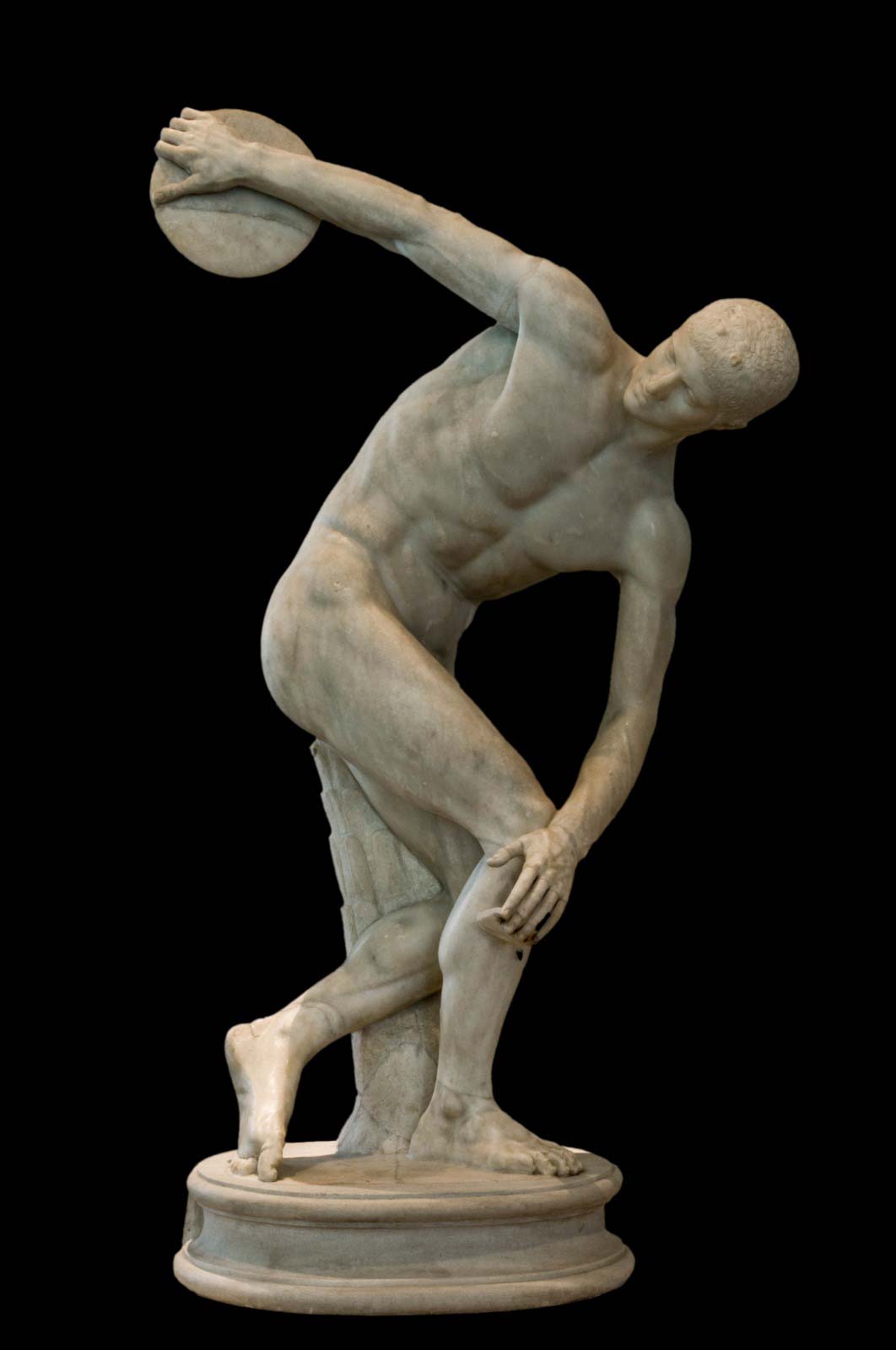 Discobolo Lancellotti (II secolo d.C.; marmo, altezza 155 cm; Roma, Museo Nazionale Romano – Palazzo Massimo alle Terme, Inv. 126371)