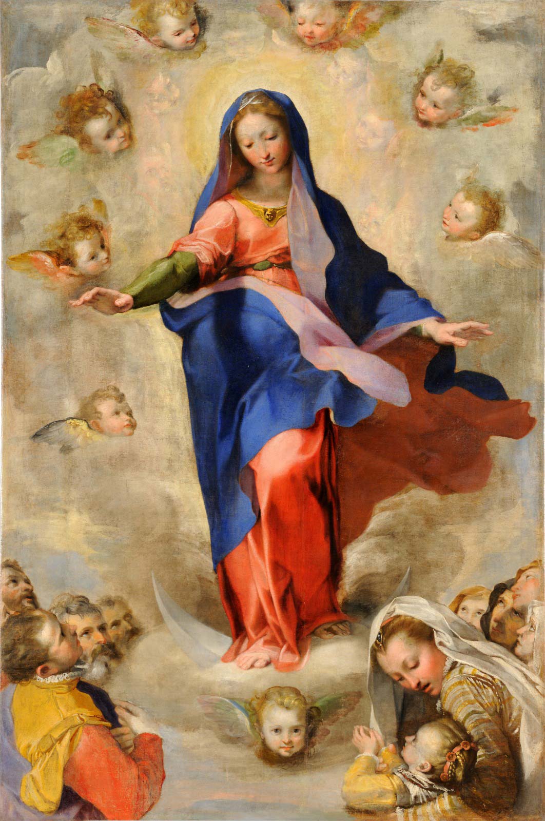 Federico Barocci, Immacolata Concezione (1575 circa; olio su tela, 243 × 171 cm; Urbino, Galleria Nazionale delle Marche, Inv. D 86)