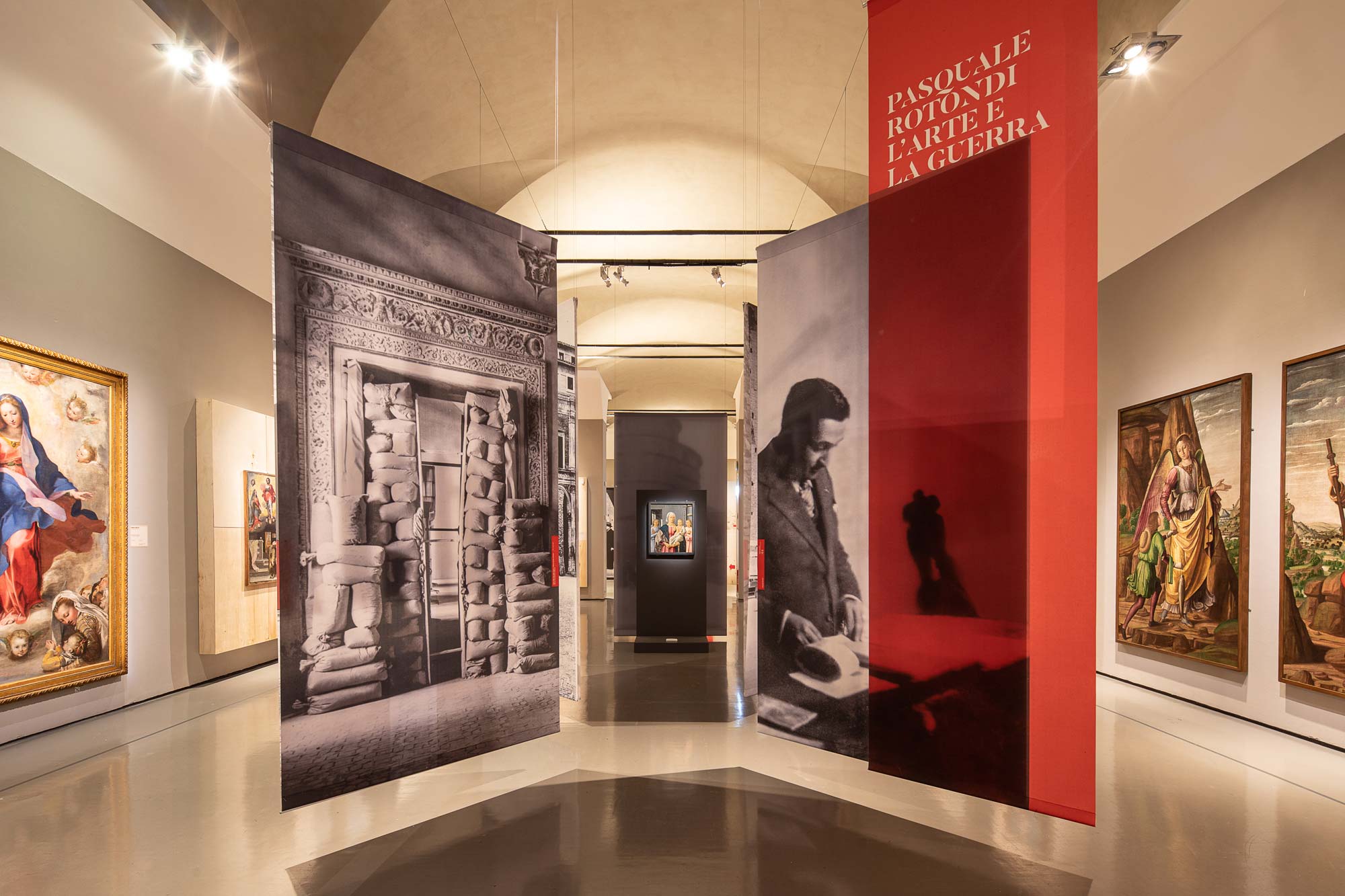 Allestimenti della mostra “Arte liberata 1937-1947. Capolavori salvati dalla guerra”