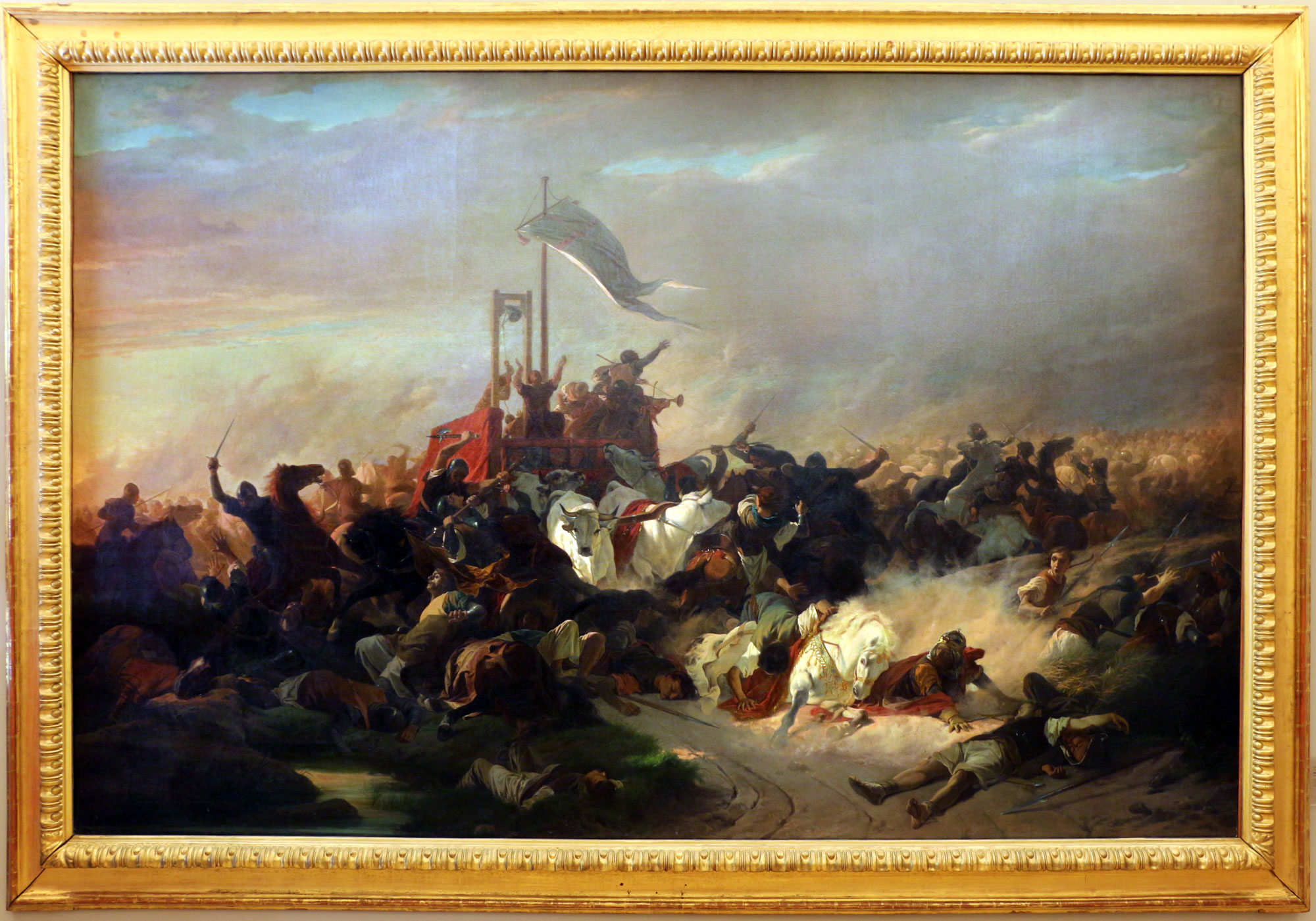 Enrico Pollastrini, The Battle of Legnano (ca. 1860; oil on canvas, 191 x 292 cm; Genoa, Galleria d'Arte Moderna)