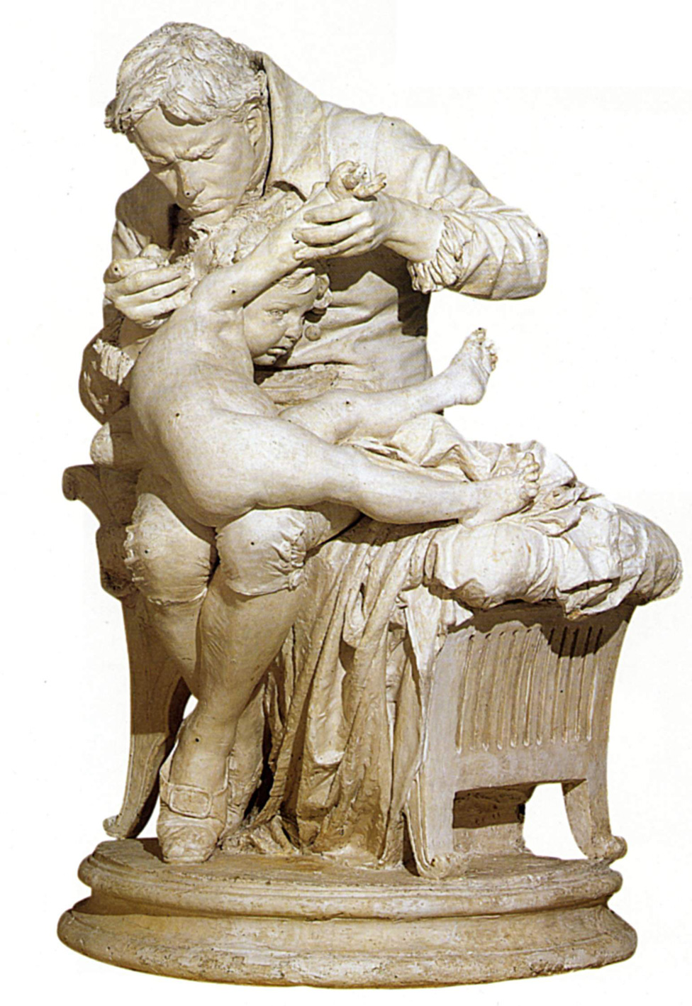 Giulio Monteverde, Jenner (1873; plaster, 135 x 103 x 92 cm; Genoa, Galleria d'Arte Moderna)