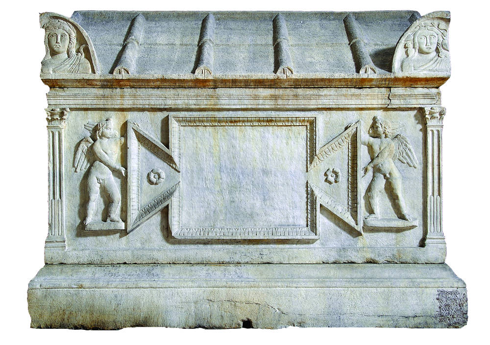 Roman art, Sarcophagus of Matteotti Square (150-170 A.D.; marble; Modena, Lapidario Estense)