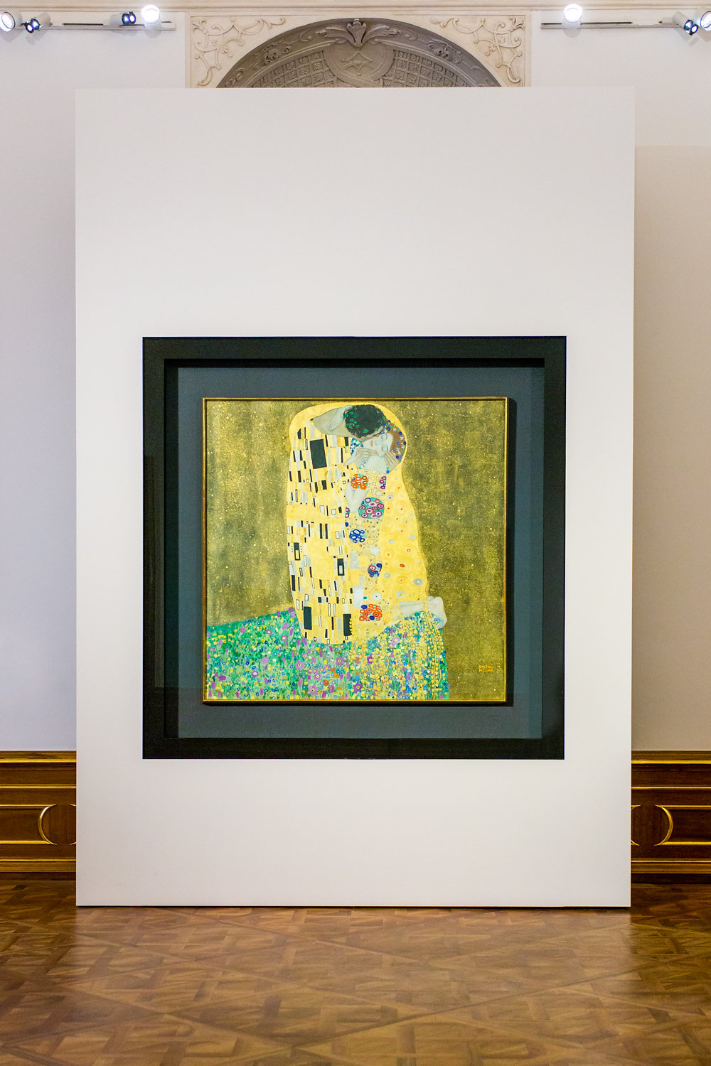 Klimt's Kiss today at Galerie Belvedere
